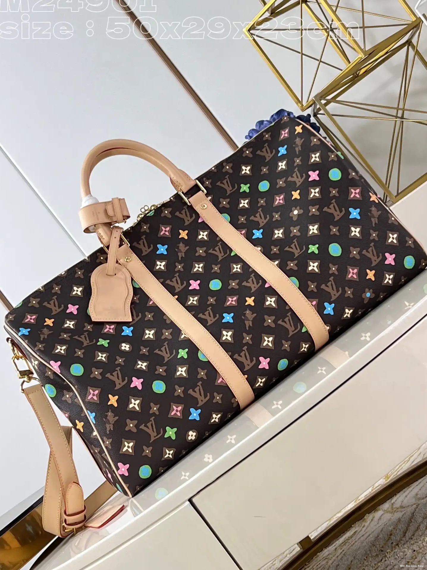 Aaa replica ru BANDOULIÈRE KEEPALL LOUIS 50 VUITTON 0521
